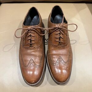 Cole Haan Tan Leather Oxfords